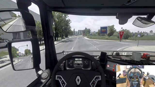 Driving Pomezania Map with Renault T - Euro Truck Simulator 2 - 4K смотреть онлайн