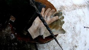 Горячая ковка обратный торсион своими руками.