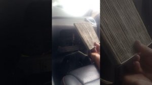 chanqan cs75.2014. замена фильтра кондиционера