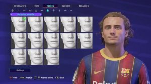 ANTOINE GRIEZMANN Pro Clubs FIFA como fazer a game face tutorial