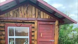 Домик из поддонов своими руками.Детский игровой домик для дочи. Ч.5