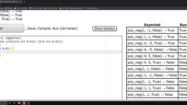 Pos Neg - Coding Bat | Tamil Community