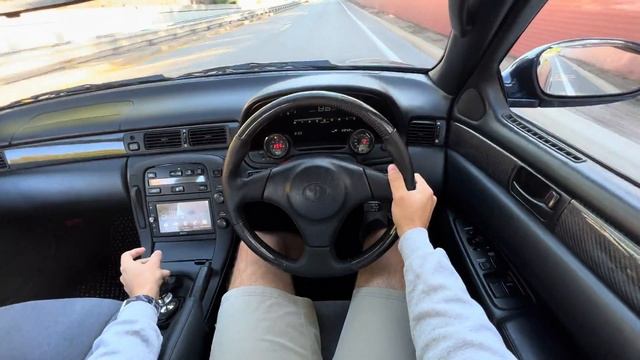 Toyota Soarer POV morning coffee run 2022