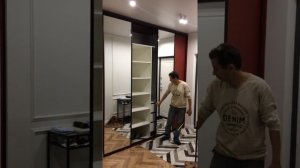 шкаф купе в нише  в прихожей ПИК