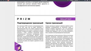Полный разбор "Wallet.Dat" от криптовалюты PRIZM!