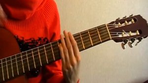 Разбор на гитаре Песенка Алисы (я страшно скучаю) (от простого к сложному)