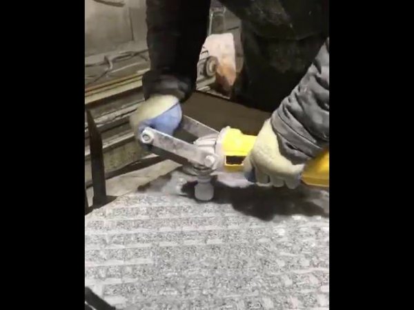 Работа фрезой для тактильных индикаторов M14 VB мм, AVA DIAM (Ава Диам)
