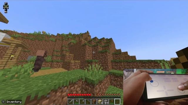MOBILE AS CONTROLLER IN MINECRAFT JAVA EDITION ARSHBOTYT смотреть онлайн