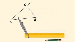 Построение угла, равного данному