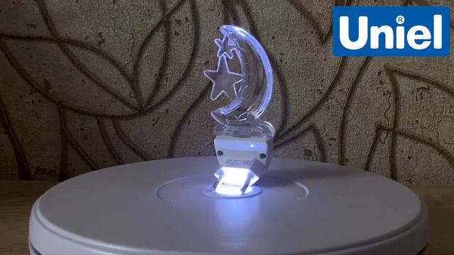 UL 00007050 DTL 315 Месяц White Светильник ночник  Без выключателя  Белый  ТМ Uniel