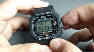 Secret and Tips for Casio G-Shock DW5600E / DW5600 ( LCD CHECK FLASH ALERT AUTO REPEAT DW-5600 )