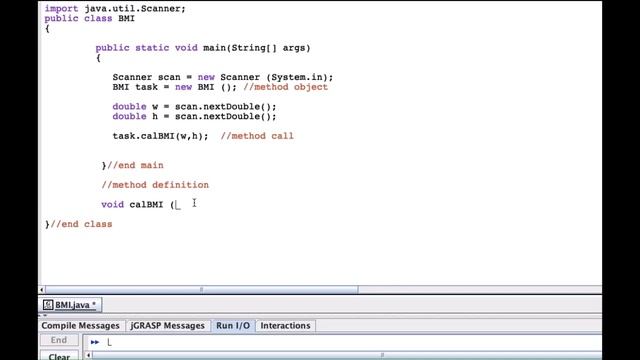 JAVA Method - WITH Arguments, NO Return Value смотреть онлайн