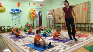 Акробатика в детском саду.