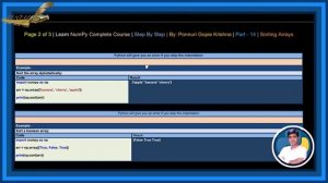 Learn NumPy Complete Course |Step By Step| Sorting Arrays |Ponnuri Gopie Krishna |Part-14