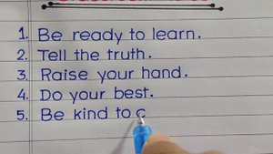 Classroom Rules For Students || Rules For Classroom ||