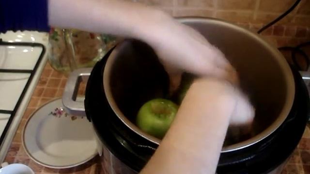 Печёные яблоки без кожуры в мультиварке-скороварке-(Baked apples without skin) смотреть онлайн