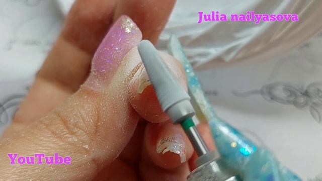 Шикарная идея дизайна ногтей ВЕРХНИМИ ФОРМАМИ! Красивый замес полигеля! Nail extensions dual forms смотреть онлайн