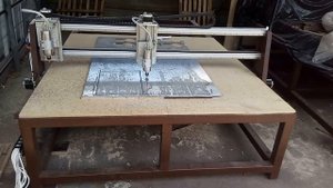 Станок для изготовление фасадных кассет из композита