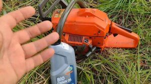 #хускварна 254 257   #цепь, #масло, #обкатка