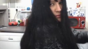 ASMR - Hair Brushing / Hair Play for relaxation and sleep tingles - long dark hair *viewer request