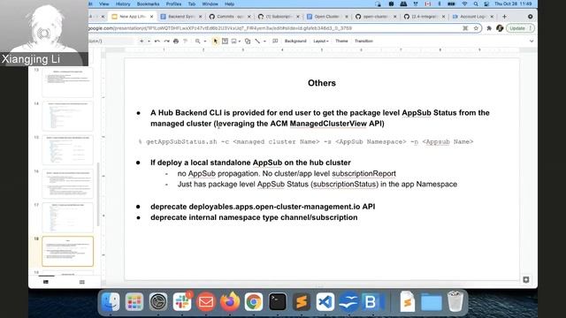 Open Cluster Management - Application lifecycle scaling + Release discussions