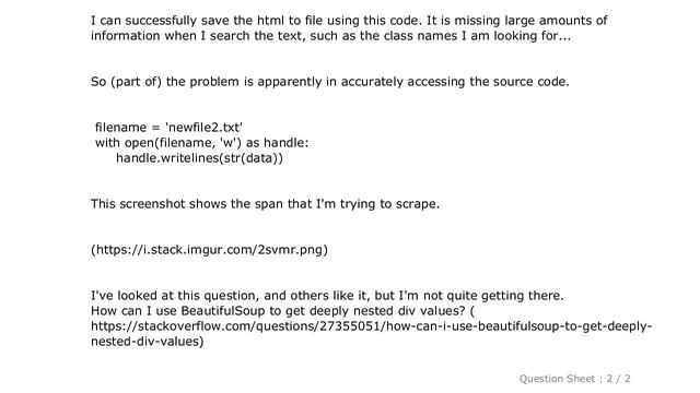 HTML : Using Python to Scrape Nested Divs and Spans in Twitter? смотреть онлайн