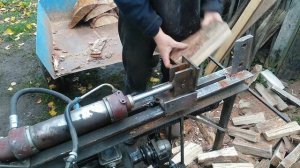 Дровокол гидравлический самодельный