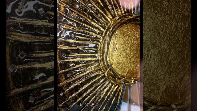 Зеркально-объёмная картина « Солнце « Mirror-volumetric picture "Sun" смотреть онлайн