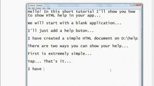 How to add HTML help to C# application