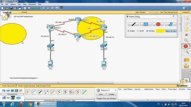 RIP AND OSPF Redistribution
