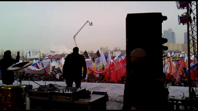 "Дух Горбачёва" - митинг на Поклонной горе