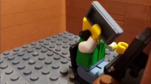 Лего анимация Сиреноголовый / LEGO stop motion siren head