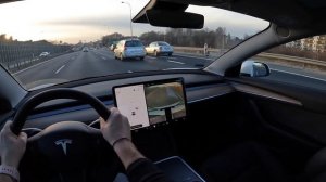 ТЕСТ ДРАЙВ НОВОЙ ТЕСЛА МОДЕЛЬ 3 ЛОНГ РЭНДЖ ДВОЙНОЙ МОТОР(490Л.С.)ОБЗОР//ДИЗАЙН//ВОЖДЕНИЕ ОТ 1 ЛИЦА