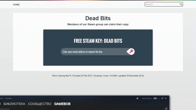 Dead Bits Получаем бесплатно с 10.01.15 Steam