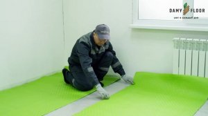 Укладка SPC ламината DAMY FLOOR коллекции Family