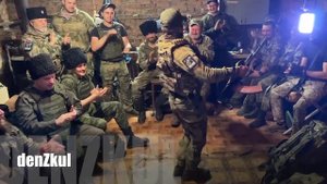 А вот так ярко и самобытно бойцы казачьего батальона «Терек» праздную