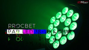 PROCBET PAR LED 18 10 RGBW