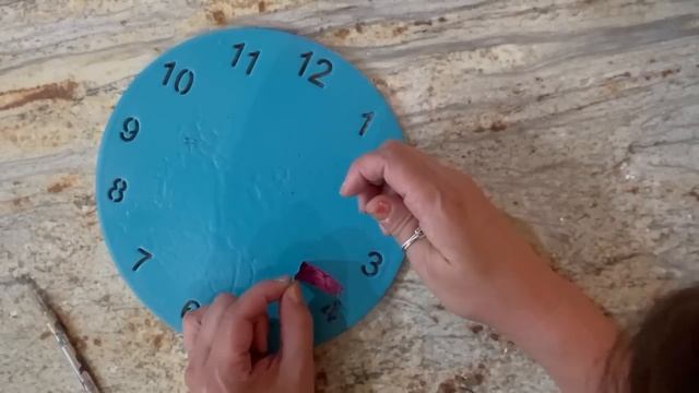 421. Pigs in Space Clock!  Fluid Art NEW Super Easy Transfer Technique-No Paint Skins!!