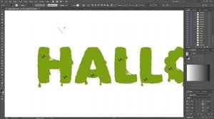 Halloween Dripping Text Effect in Adobe illustrator