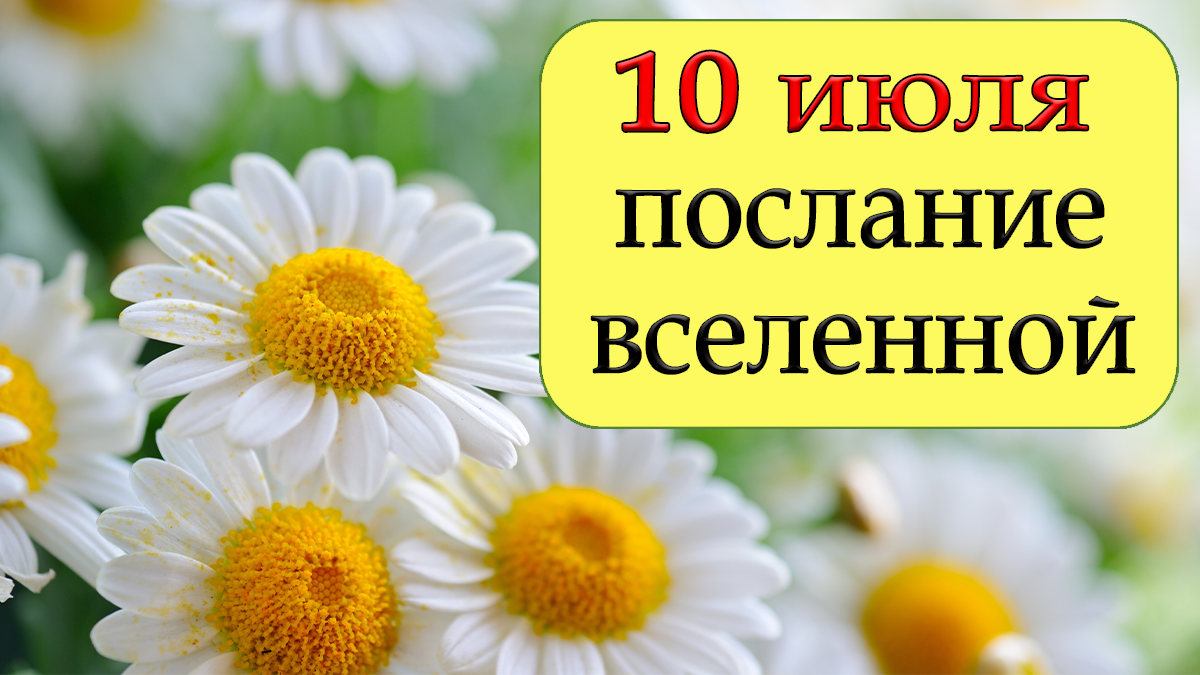 ПОСЛАНИЕ ВСЕЛЕННОЙ на 10 июля.*Эзотерика Для Тебя*