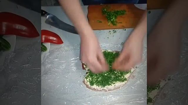 Рулет из сельди