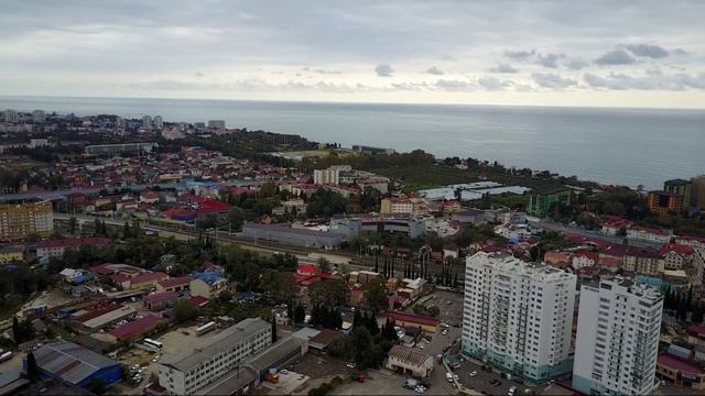 ЖК АДЛЕР ПРОДОЛЖАЕТ НАБИРАТЬ ОБОРОТЫ! Обзор новостройки Адлера с квадрокоптера //