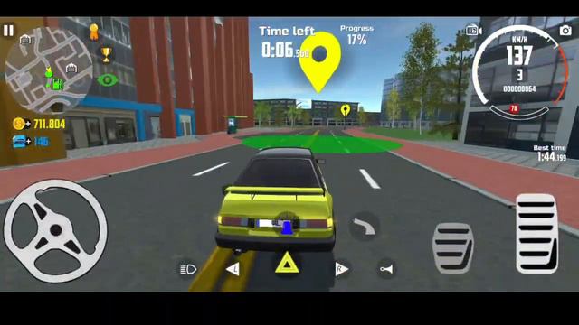 Driving A Drifting Car in Car Simulator 2 || Gaming Zone 001 || Car Simulator 2 смотреть онлайн