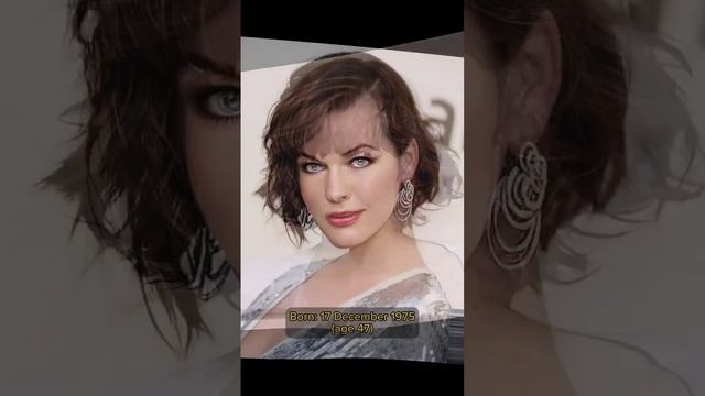 Milla Jovovich Evolution #youtubeshorts #celebrities #celebrity #2023 #shorts