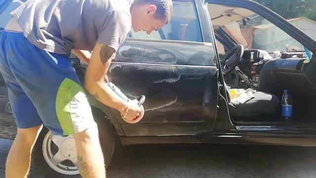 Начало полировки Ваз 2111. Тазобудни№4 смотреть онлайн