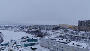 Снежногорск зимой