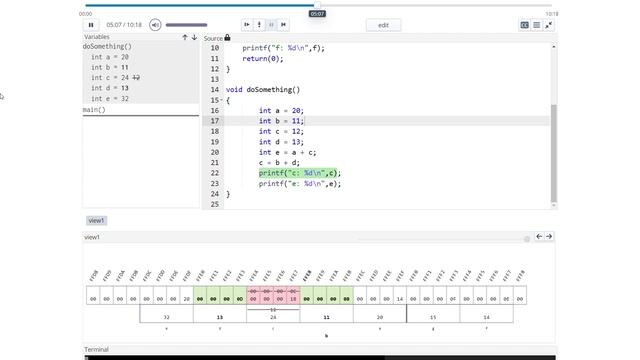 Scope and functions in C scope of variables when using functions смотреть онлайн