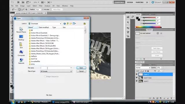 Black Ops Speed Art | Photoshop CS5 смотреть онлайн