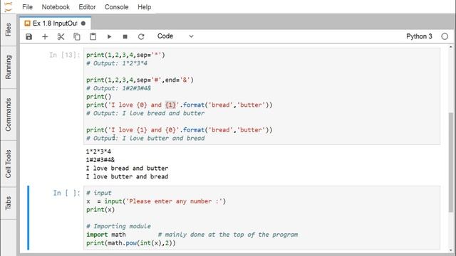 Python - Input/Output and Import