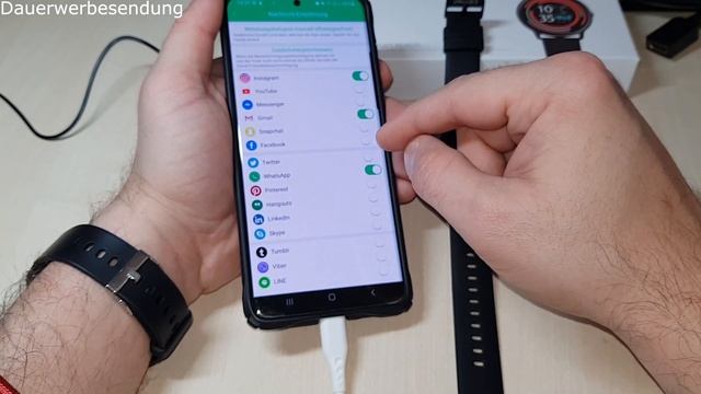 formschöne Smartwatch Xiaomi MI IMILAB KW66 IP68 Whatsapp Nachrichten Schritt Puls Schlaf Tracker смотреть онлайн